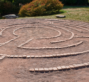 Maze. Cropped photo from woodleywonderworks