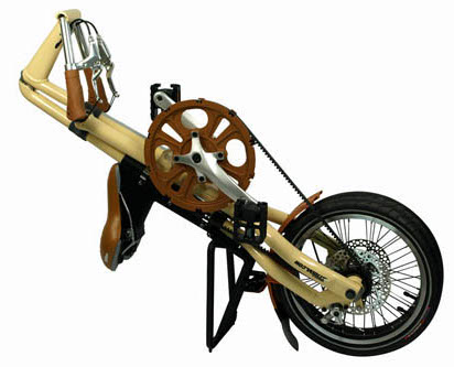 The Strida folded