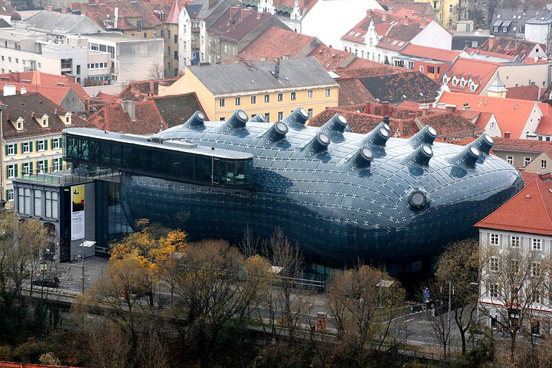 Graz Kunsthaus, photo by Marion Schneider & Christoph Aistleitner, CC-licensed